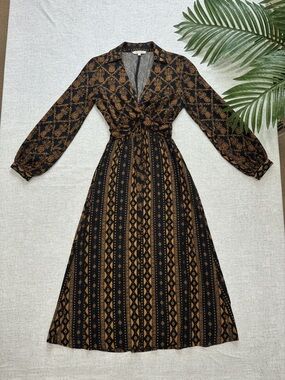 FARM Rio Pineapple Jewelry Maxi Dress NWT Black Gold Boho Tropical Maxi
